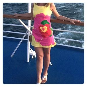 Vintage Lilly Pulitzer yellow dress